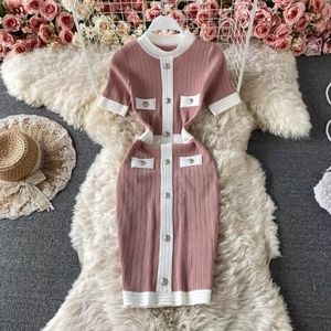 SOLD ON IG ❤️ Sweater Dress Pink Chic for office or dates